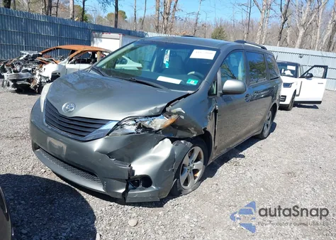 2012 Toyota Sienna Le V6 8 Passenger from USA, damaged, VIN 5TDKK3DC4CS181842